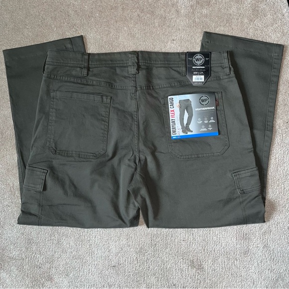 Men's Olive Weather Proof Pants 38Wx28L - Picture 5 of 5
